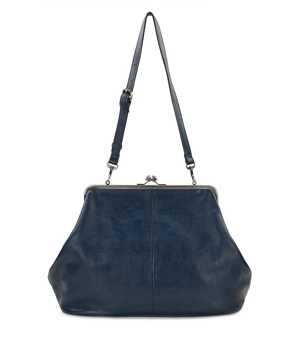 Patricia Nash Serafina Large Frame Bag - Rugged Natural Grain