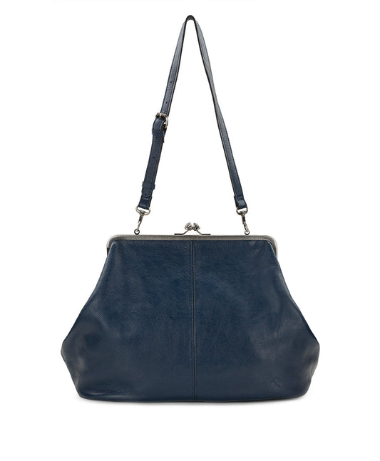 Patricia Nash Serafina Large Frame Bag - Rugged Natural Grain