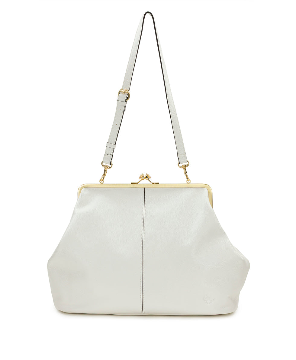 Patricia Nash Serafina Large Frame Bag - Rugged Natural Grain