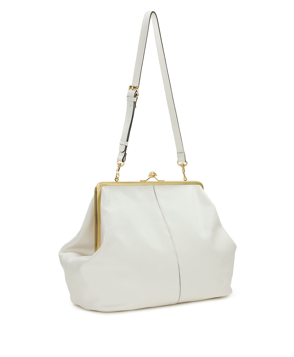 Patricia Nash Serafina Large Frame Bag - Rugged Natural Grain