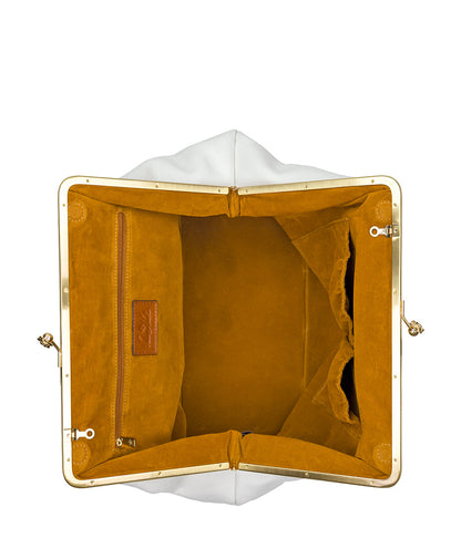 Patricia Nash Serafina Large Frame Bag - Rugged Natural Grain