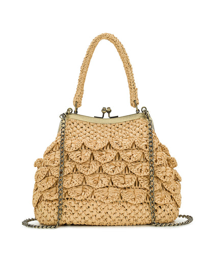 Patricia Nash Laureana Frame - Scalloped Raffia