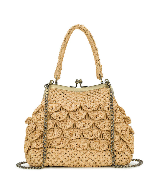 Patricia Nash Laureana Frame - Scalloped Raffia