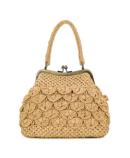 Patricia Nash Laureana Frame - Scalloped Raffia