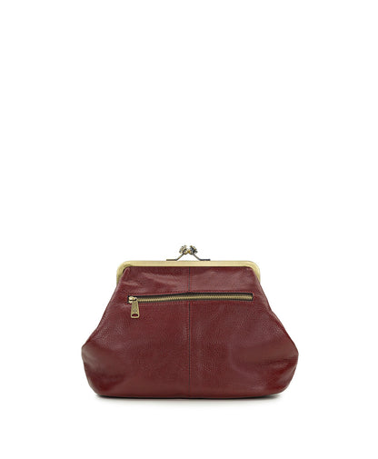 Patricia Nash Sofia Frame Crossbody - Rugged Natural Grain