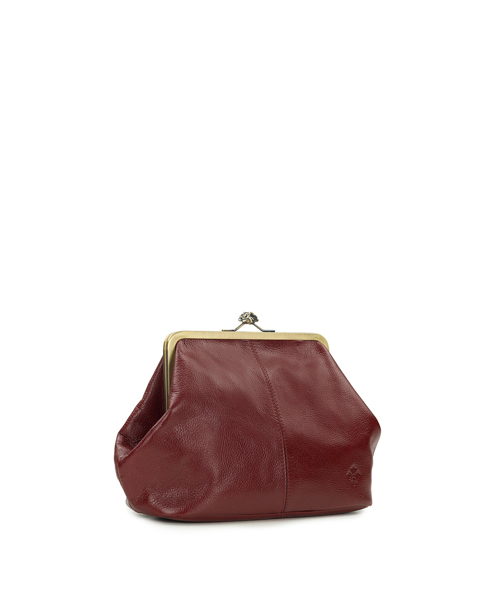 Patricia Nash Sofia Frame Crossbody - Rugged Natural Grain