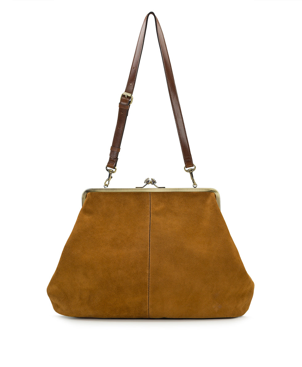 Patricia Nash Serafina Large Frame Bag - Suede