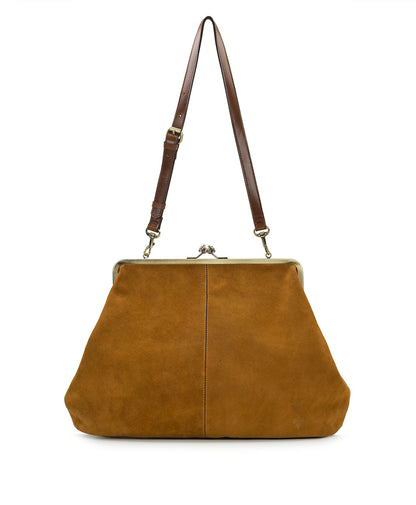 Patricia Nash Serafina Large Frame Bag - Suede