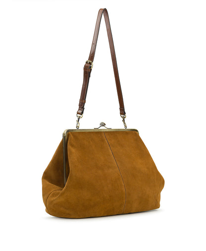 Patricia Nash Serafina Large Frame Bag - Suede