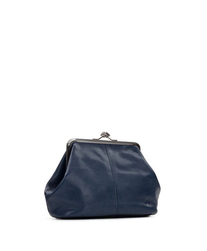 Patricia Nash Sofia Frame Crossbody - Rugged Natural Grain Leather