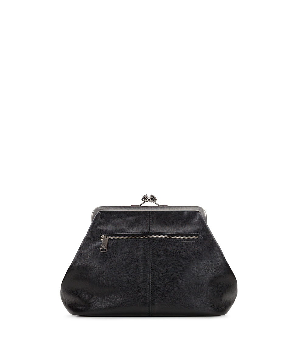 Patricia Nash Sofia Frame Crossbody - Rugged Natural Grain Leather