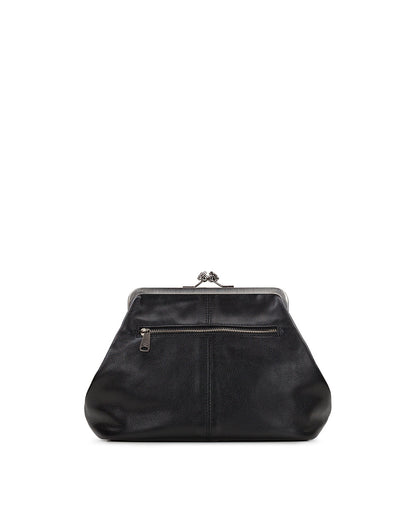 Patricia Nash Sofia Frame Crossbody - Rugged Natural Grain Leather