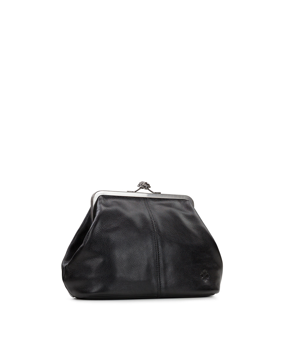 Patricia Nash Sofia Frame Crossbody - Rugged Natural Grain Leather
