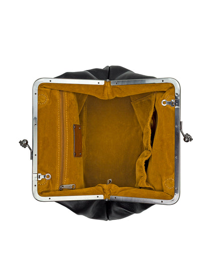 Patricia Nash Sofia Frame Crossbody - Rugged Natural Grain Leather