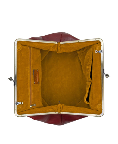 Patricia Nash Serafina Large Frame Bag - Rugged Natural Grain Leather