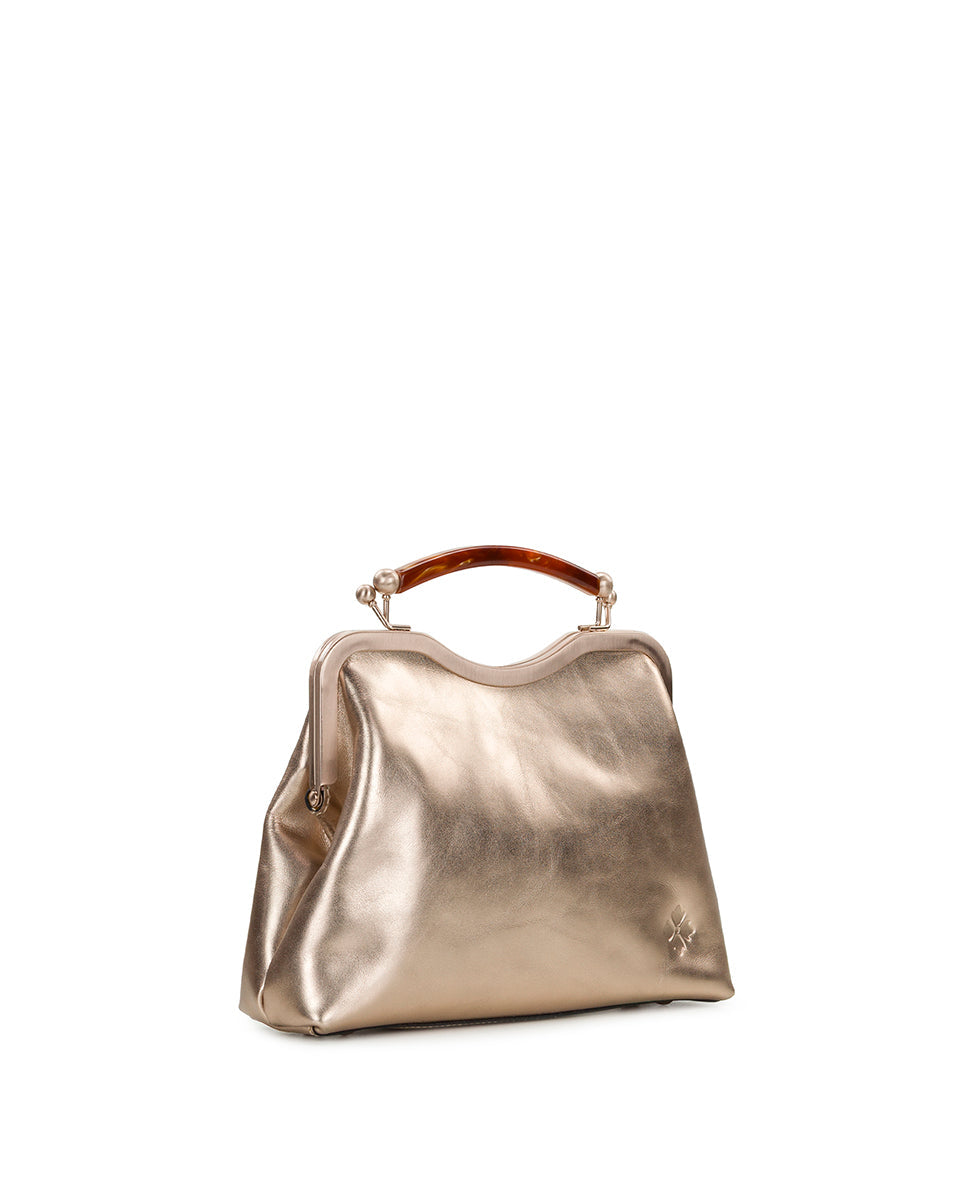 Patricia Nash Maryse Frame | Vintage Distressed Metallic | Champagne