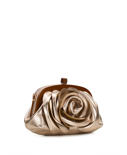 Patricia Nash Joelle Wooden Frame Crossbody | Vintage Distressed Metall...