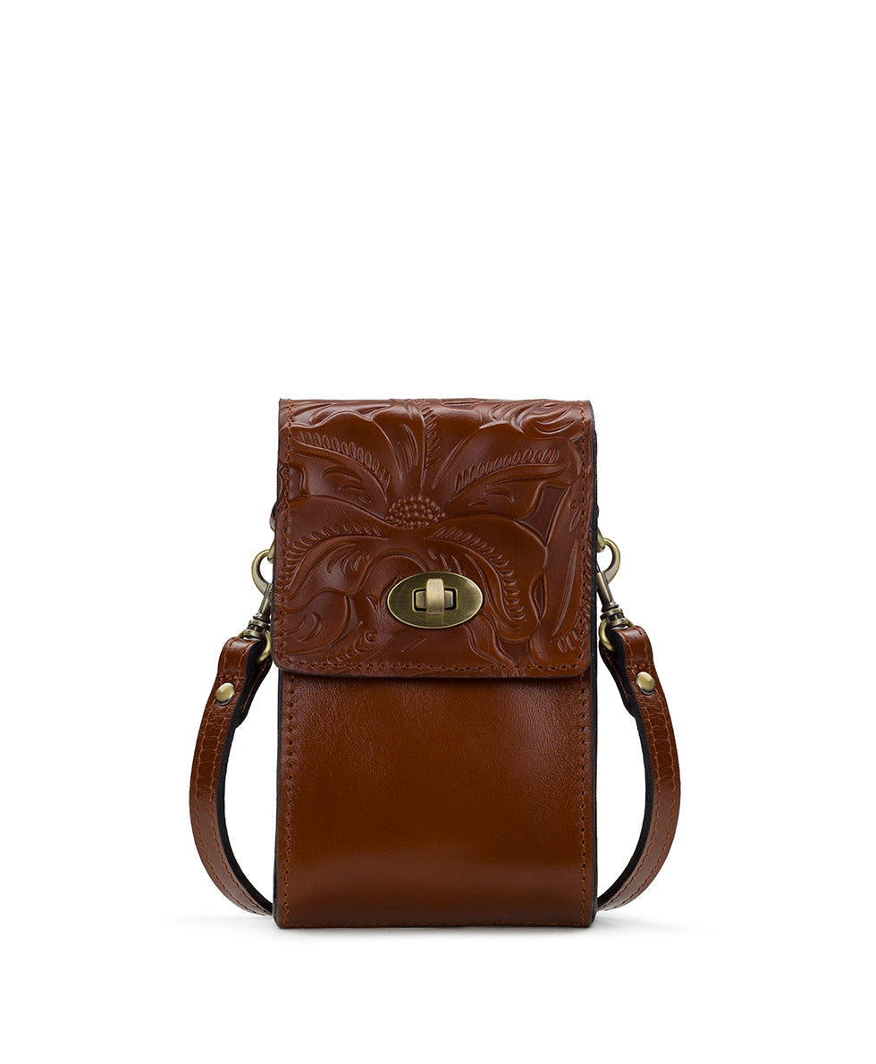 Patricia Nash Rivella Phone Crossbody - Tooled