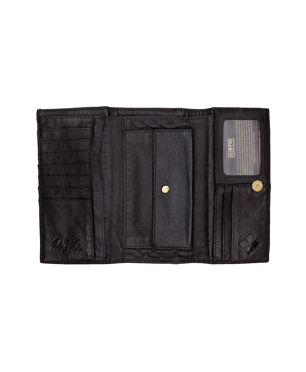 Patricia Nash Terresa Wallet - Patchwork Denim