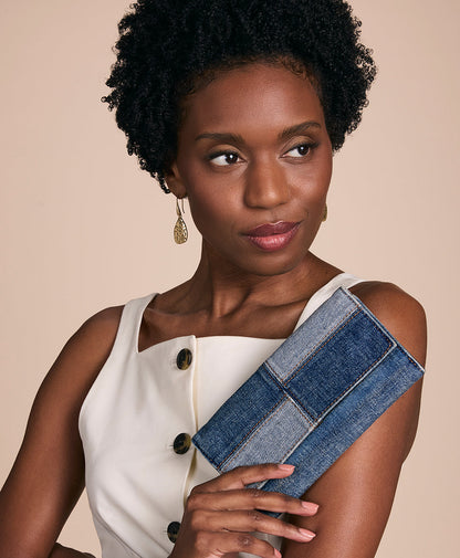 Patricia Nash Terresa Wallet - Patchwork Denim