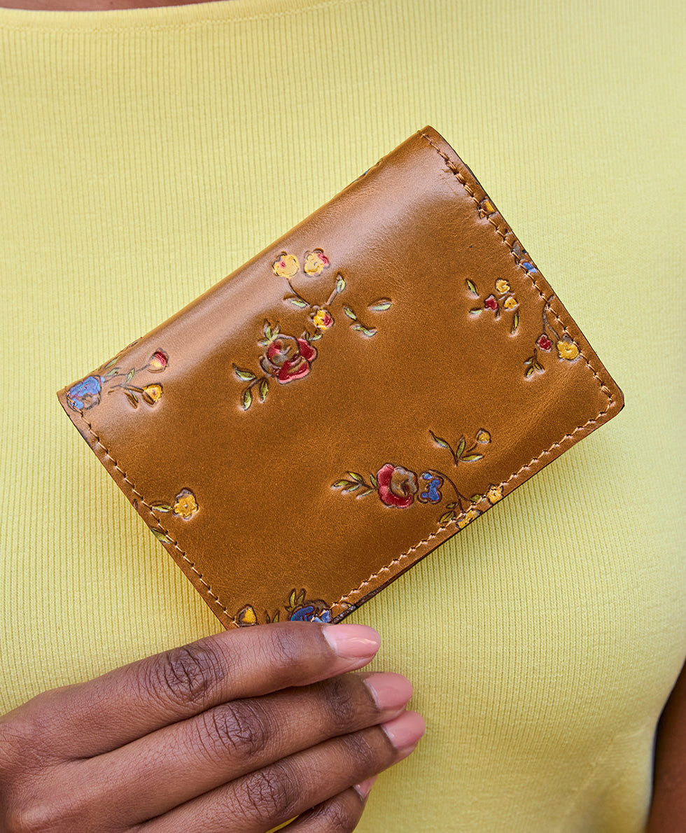 Patricia Nash Annecy Wallet - Fleur de Jardin Embossed