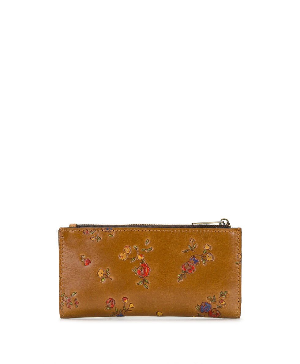 Patricia Nash Nazari Wallet - Fleur de Jardin Embossed