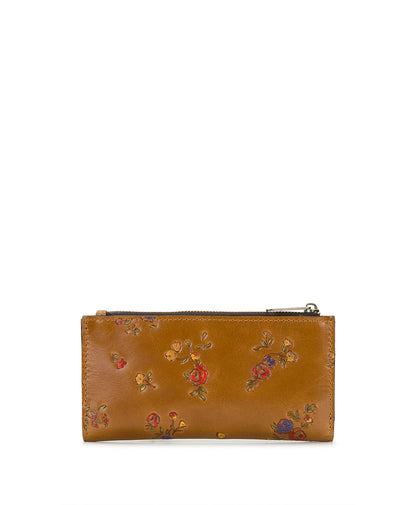 Patricia Nash Nazari Wallet - Fleur de Jardin Embossed