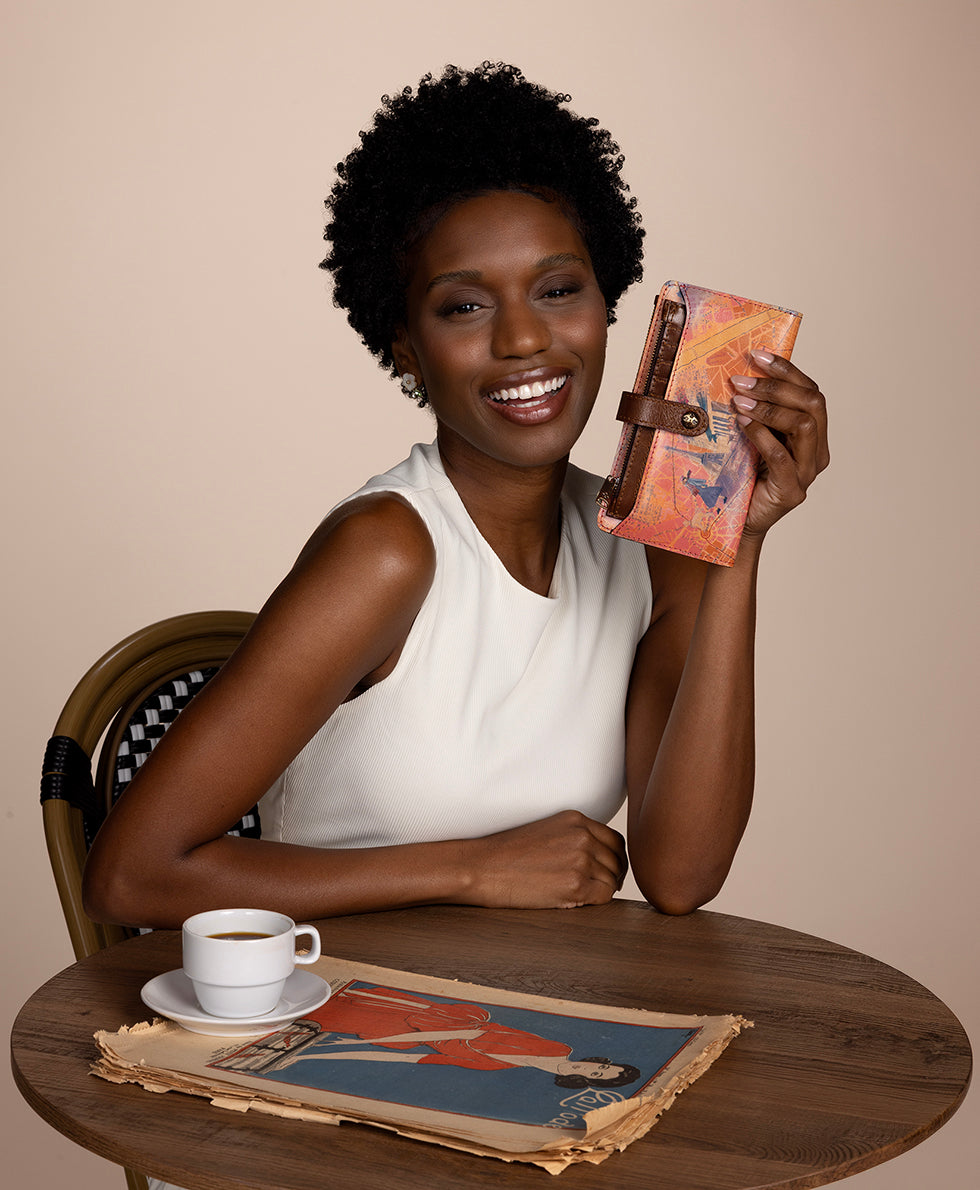 Patricia Nash Paladina Wallet - Paris Map