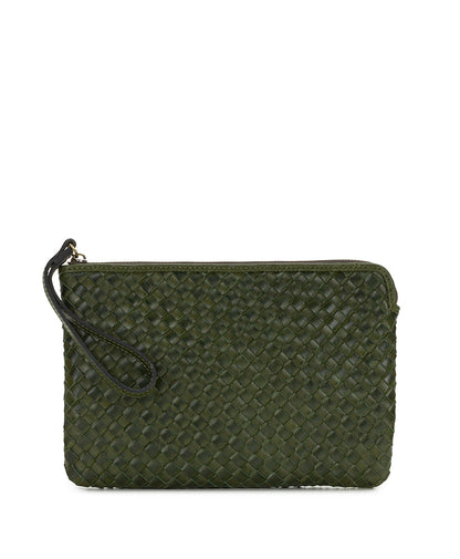 Patricia Nash Leisha Wristlet - Hand Stained Woven