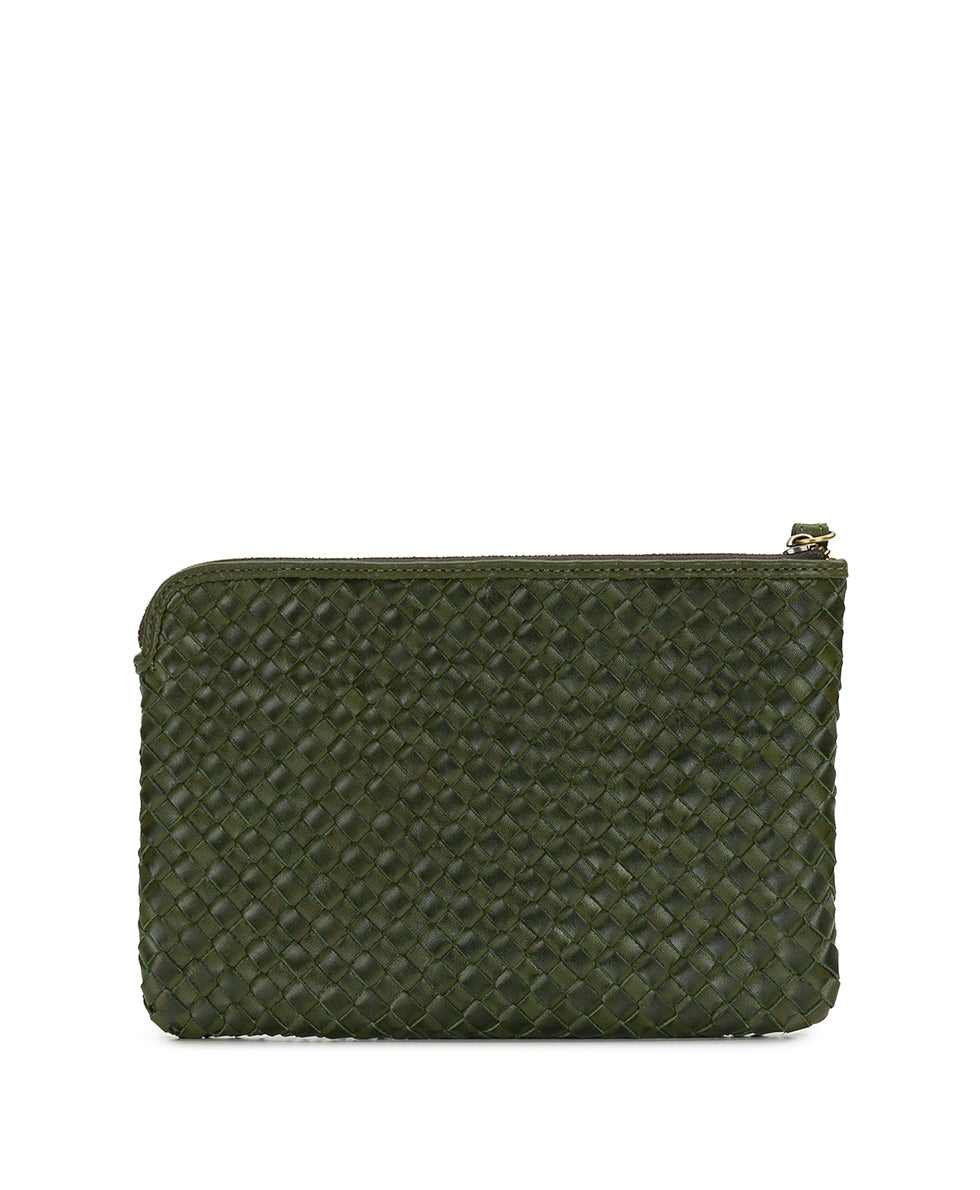 Patricia Nash Leisha Wristlet - Hand Stained Woven