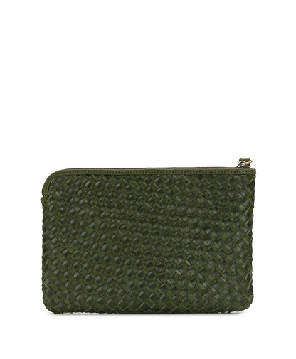 Patricia Nash Leisha Wristlet - Hand Stained Woven