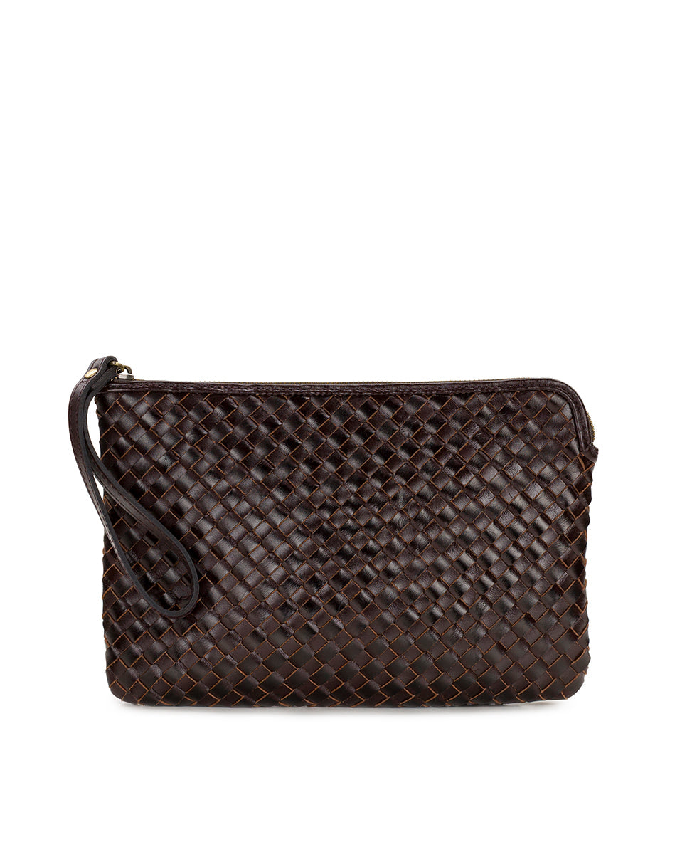 Patricia Nash Leisha Wristlet - Hand Stained Woven
