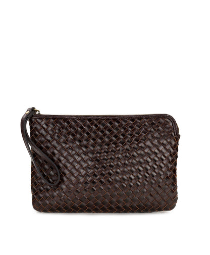 Patricia Nash Leisha Wristlet - Hand Stained Woven