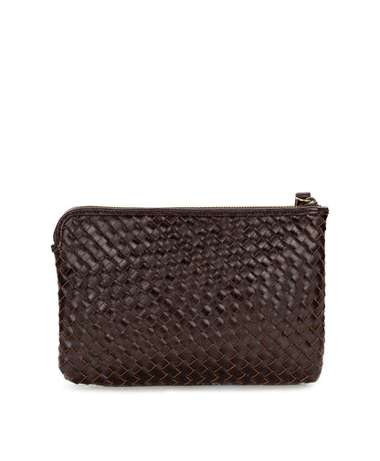 Patricia Nash Leisha Wristlet - Hand Stained Woven