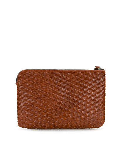 Patricia Nash Leisha Wristlet - Hand Stained Woven