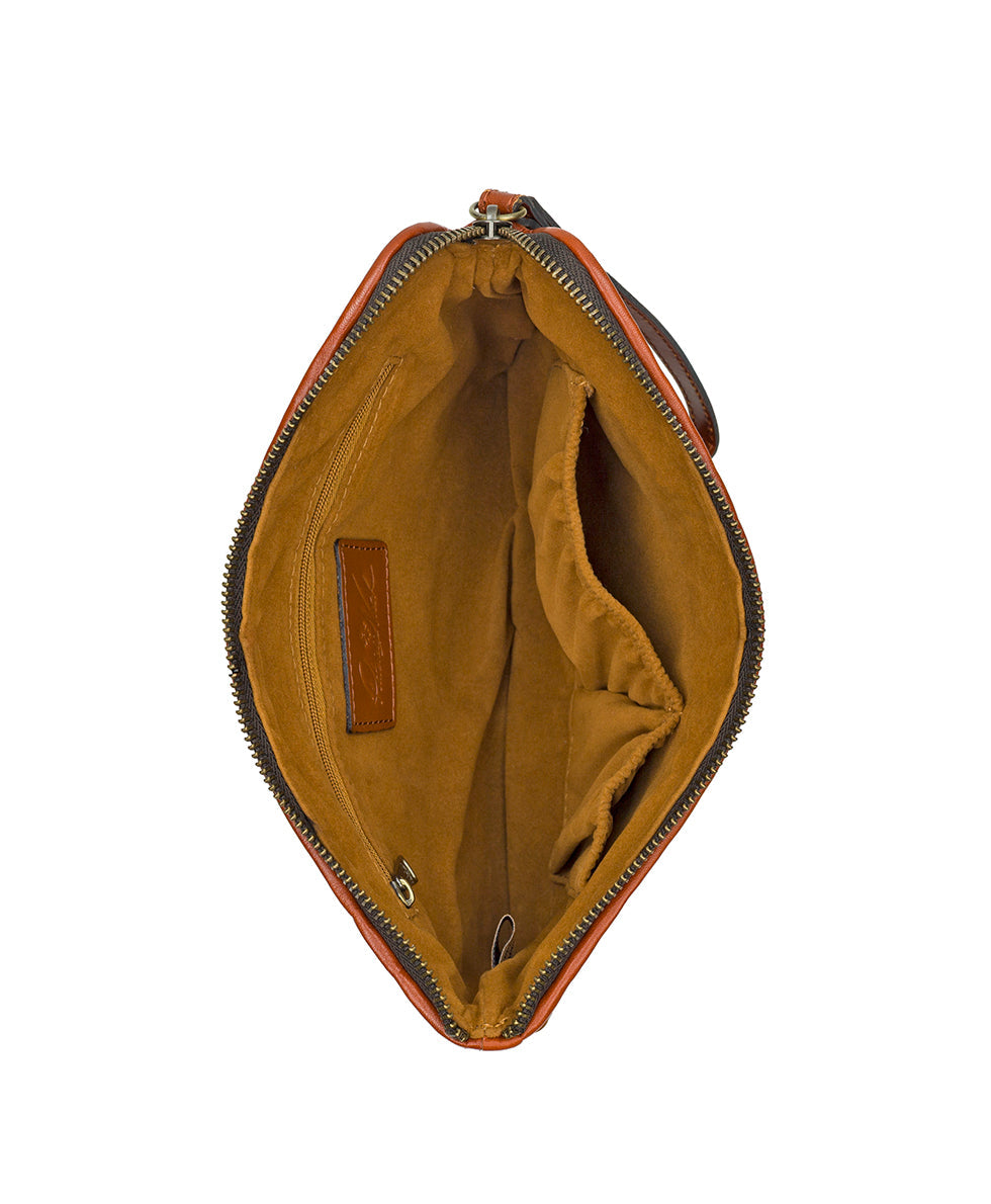 Patricia Nash Leisha Wristlet - Hand Stained Woven