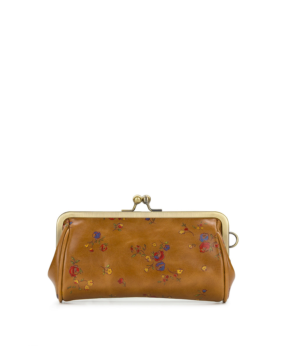Patricia Nash Renna Wristlet - Fleur de Jardin Embossed