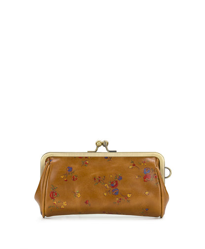Patricia Nash Renna Wristlet - Fleur de Jardin Embossed