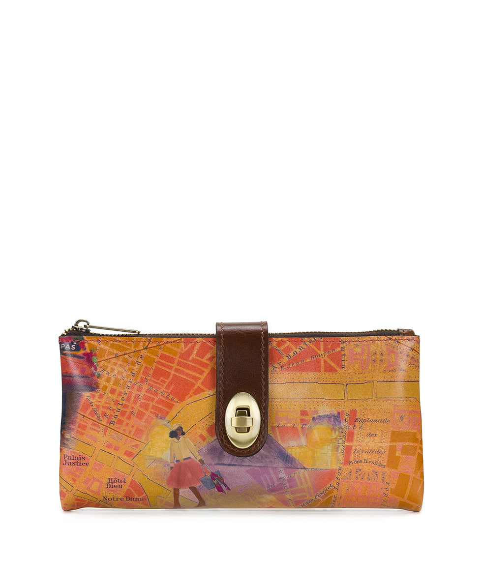 Patricia Nash Annesley Wristlet - Paris Map