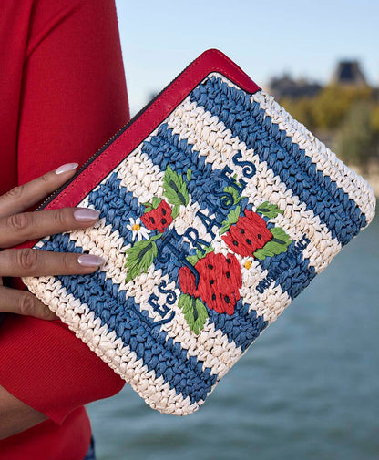Patricia Nash Les Fraises Wristlet - Specially Woven