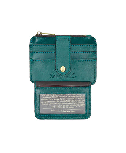 Patricia Nash Cassis ID Case - Vintage Distressed Leather