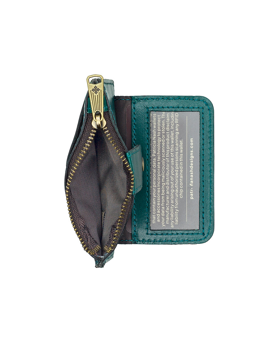 Patricia Nash Cassis ID Case - Vintage Distressed Leather