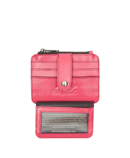 Patricia Nash Cassis ID Case - Vintage Distressed Leather