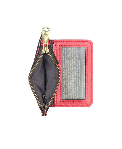 Patricia Nash Cassis ID Case - Vintage Distressed Leather