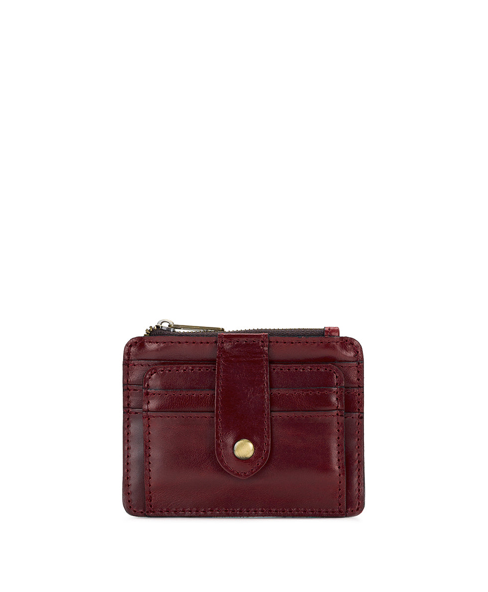 Patricia Nash Cassis ID Case - Vintage Distressed Leather