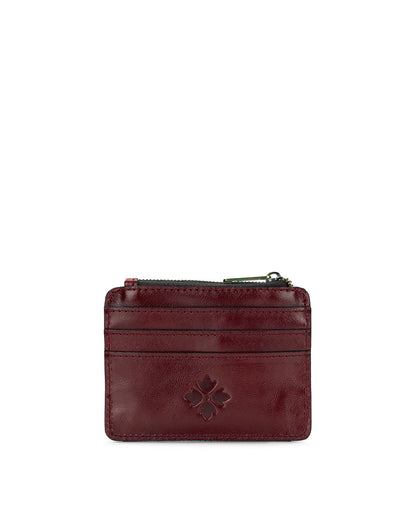 Patricia Nash Cassis ID Case - Vintage Distressed Leather