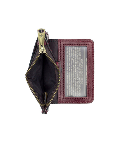 Patricia Nash Cassis ID Case - Vintage Distressed Leather