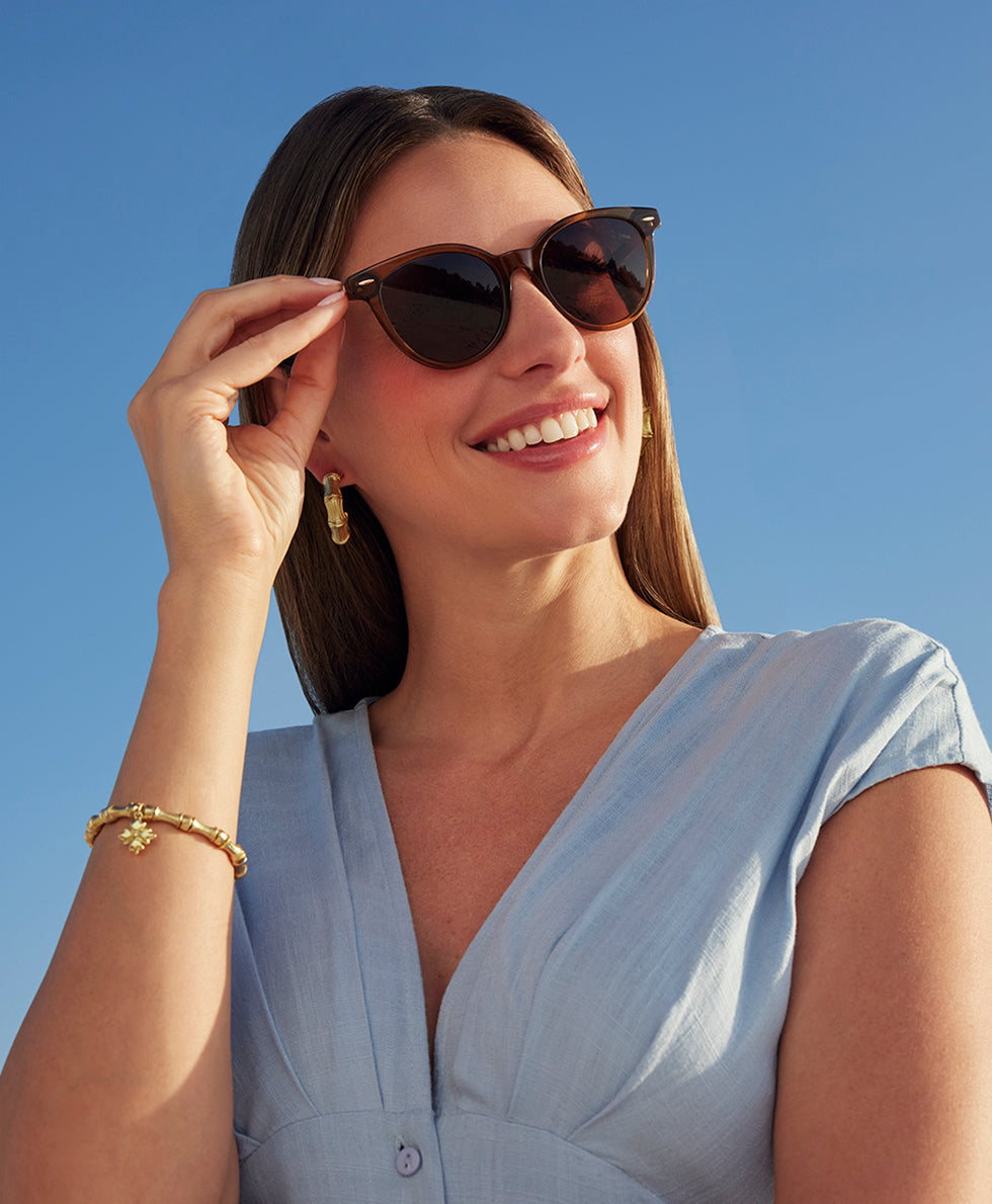 Patricia Nash Blondie Sunglasses - Hazelnut