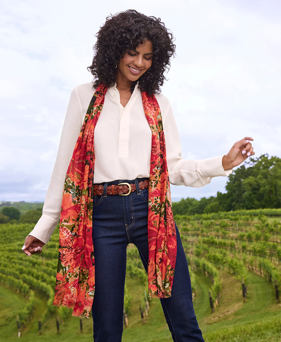 Patricia Nash Scarf - Multi Floral