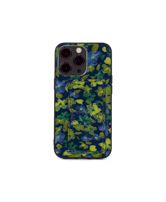 Patricia Nash Vedetta iPhone 13 Pro Case - Denim Blues